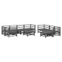 Garden furniture set 10 pieces and gray solid wood cushions by vidaXL, Garden sets - Ref: Foro24-3186097, Price: 1,00 €, Disc...