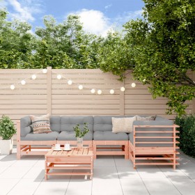 6-piece garden furniture set with Douglas fir wood cushions by vidaXL, Garden sets - Ref: Foro24-3186009, Price: 556,99 €, Di...