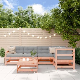 6-piece garden furniture set with Douglas fir wood cushions by vidaXL, Garden sets - Ref: Foro24-3185995, Price: 498,99 €, Di...