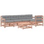 6-piece garden furniture set with Douglas fir wood cushions by vidaXL, Garden sets - Ref: Foro24-3185995, Price: 498,82 €, Di...