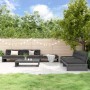 Garden furniture set 6 pieces and gray solid wood cushions by vidaXL, Garden sets - Ref: Foro24-3186153, Price: 1,00 €, Disco...