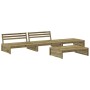 Garden furniture set 4 pieces and cushions made of impregnated pine wood by vidaXL, Garden sets - Ref: Foro24-3186143, Price:...