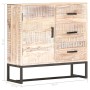 Aparador de madera maciza de acacia blanco 73x30x75 cm de vidaXL, Aparadores - Ref: Foro24-287327, Precio: 295,62 €, Descuent...