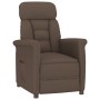 Brown Faux Suede Leather Recliner by vidaXL, Armchairs - Ref: Foro24-289764, Price: 183,10 €, Discount: %