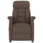 Brown Faux Suede Leather Recliner by vidaXL, Armchairs - Ref: Foro24-289764, Price: 183,10 €, Discount: %