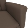 Brown Faux Suede Leather Recliner by vidaXL, Armchairs - Ref: Foro24-289764, Price: 183,10 €, Discount: %