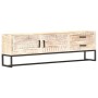 Weißer TV-Schrank aus massivem Akazienholz, 140 x 30 x 45 cm von vidaXL, TV-Möbel - Ref: Foro24-287328, Preis: 264,11 €, Raba...