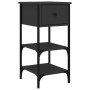 Nightstands 2 pcs engineered wood black 34x36x70 cm by vidaXL, Nightstands - Ref: Foro24-825974, Price: 84,57 €, Discount: %