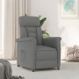 Sillón reclinable de piel de ante artificial gris oscuro de vidaXL, Sillones - Ref: Foro24-289767, Precio: 183,73 €, Descuent...