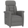 Sillón reclinable de piel de ante artificial gris oscuro de vidaXL, Sillones - Ref: Foro24-289767, Precio: 183,73 €, Descuent...