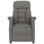 Sillón reclinable de piel de ante artificial gris oscuro de vidaXL, Sillones - Ref: Foro24-289767, Precio: 183,73 €, Descuent...