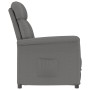 Sillón reclinable de piel de ante artificial gris oscuro de vidaXL, Sillones - Ref: Foro24-289767, Precio: 183,73 €, Descuent...