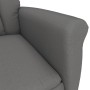 Sillón reclinable de piel de ante artificial gris oscuro de vidaXL, Sillones - Ref: Foro24-289767, Precio: 183,73 €, Descuent...