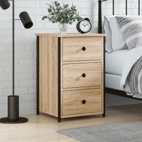 Sonoma oak engineered wood bedside table 40x36x60 cm by vidaXL, Nightstands - Ref: Foro24-825995, Price: 64,99 €, Discount: %