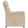 Relaxation armchair in cream-colored synthetic suede leather by vidaXL, Armchairs - Ref: Foro24-289769, Price: 183,10 €, Disc...