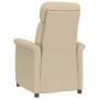 Relaxation armchair in cream-colored synthetic suede leather by vidaXL, Armchairs - Ref: Foro24-289769, Price: 183,10 €, Disc...