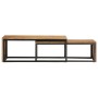 Stackable tables, 2 units, solid sheesham wood by vidaXL, Coffee table - Ref: Foro24-287331, Price: 254,86 €, Discount: %