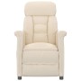 Sillón de masaje eléctrico tela de microfibra beige de vidaXL, Sillones de masaje eléctricos - Ref: Foro24-348412, Precio: 20...