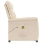 Sillón de masaje eléctrico tela de microfibra beige de vidaXL, Sillones de masaje eléctricos - Ref: Foro24-348412, Precio: 20...