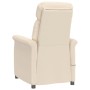 Sillón de masaje eléctrico tela de microfibra beige de vidaXL, Sillones de masaje eléctricos - Ref: Foro24-348412, Precio: 20...