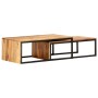 Stackable tables, 2 units, solid sheesham wood by vidaXL, Coffee table - Ref: Foro24-287331, Price: 254,86 €, Discount: %