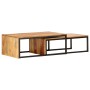 Stackable tables, 2 units, solid sheesham wood by vidaXL, Coffee table - Ref: Foro24-287331, Price: 254,86 €, Discount: %