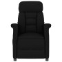 Sillón de masaje reclinable de piel de ante artificial negro de vidaXL, Sillones de masaje eléctricos - Ref: Foro24-289774, P...