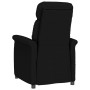 Sillón de masaje reclinable de piel de ante artificial negro de vidaXL, Sillones de masaje eléctricos - Ref: Foro24-289774, P...