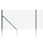 Wire fence with anchor spikes green 1x10 m by vidaXL, fence panels - Ref: Foro24-154113, Price: 106,99 €, Discount: %