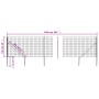 Drahtzaun mit Ankerspitzen anthrazitgrau 1x10 m von vidaXL, Zaunpaneele - Ref: Foro24-154257, Preis: 97,53 €, Rabatt: %