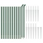 Cerca de alambre con pinchos de anclaje verde 1x25 m de vidaXL, Paneles de vallas - Ref: Foro24-154121, Precio: 184,99 €, Des...