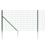 Wire fence with anchor spikes green 1x25 m by vidaXL, fence panels - Ref: Foro24-154121, Price: 183,82 €, Discount: %