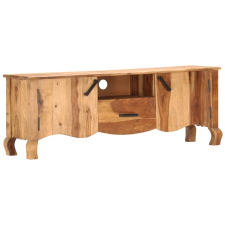 Solid sheesham wood TV cabinet 115x30x42 cm by vidaXL, TV Furniture - Ref: Foro24-287337, Price: 215,57 €, Discount: %