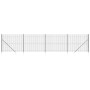 Wire fence with anchor spikes anthracite gray 2.2x10 m by vidaXL, fence panels - Ref: Foro24-154263, Price: 158,86 €, Discoun...