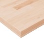 Square oak wood untreated table top 80x80x4 cm by vidaXL, Table tops - Ref: Foro24-342946, Price: 154,28 €, Discount: %