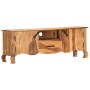 Solid sheesham wood TV cabinet 115x30x42 cm by vidaXL, TV Furniture - Ref: Foro24-287337, Price: 215,57 €, Discount: %