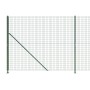 Wire fence with green flange 1.6x25 m by vidaXL, fence panels - Ref: Foro24-154156, Price: 221,36 €, Discount: %