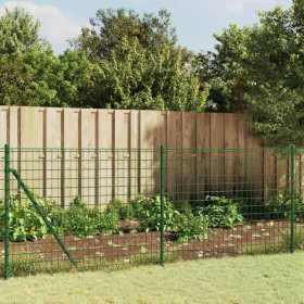 Wire fence with green flange 0.8x10 m by vidaXL, fence panels - Ref: Foro24-154144, Price: 69,02 €, Discount: %