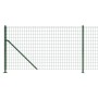 Wire fence with green flange 1.1x10 m by vidaXL, fence panels - Ref: Foro24-154146, Price: 82,56 €, Discount: %