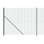 Wire fence with green flange 2.2x25 m by vidaXL, fence panels - Ref: Foro24-154159, Price: 292,99 €, Discount: %