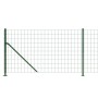 Green wire fence with tie wire, 1.1x10 meters. by vidaXL, fence panels - Ref: Foro24-154162, Price: 76,99 €, Discount: %