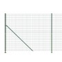 Wire fence with green flange 1.4x10 m by vidaXL, fence panels - Ref: Foro24-154163, Price: 92,47 €, Discount: %