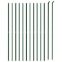 Wire fence with green flange 1.1x25 m by vidaXL, fence panels - Ref: Foro24-154186, Price: 135,58 €, Discount: %