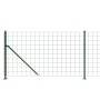 Wire fence with green flange 1.1x25 m by vidaXL, fence panels - Ref: Foro24-154186, Price: 135,58 €, Discount: %