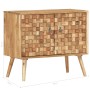 Aparador de madera maciza de acacia 75x35x65 cm de vidaXL, Aparadores - Ref: Foro24-287439, Precio: 196,04 €, Descuento: %