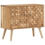 Aparador de madera maciza de acacia 75x35x65 cm de vidaXL, Aparadores - Ref: Foro24-287439, Precio: 196,04 €, Descuento: %