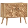 Aparador de madera maciza de acacia 75x35x65 cm de vidaXL, Aparadores - Ref: Foro24-287439, Precio: 196,04 €, Descuento: %