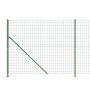 Wire fence with green flange 1.6x25 m by vidaXL, fence panels - Ref: Foro24-154172, Price: 199,99 €, Discount: %