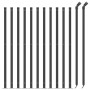 Near wire with anthracite grey tie 1.1x25 m by vidaXL, fence panels - Ref: Foro24-154314, Price: 93,67 €, Discount: %