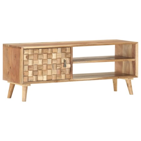 Solid acacia wood TV stand 100x35x40 cm by vidaXL, TV Furniture - Ref: Foro24-287442, Price: 136,99 €, Discount: %